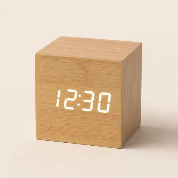 Wooden LED Alarm